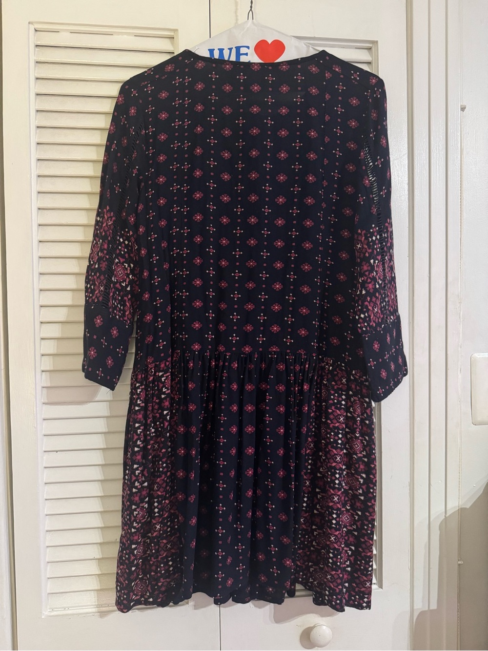 Purple Anthropologie Vanessa Virginia Kaleidoscope Embroidered Beaded Dress - Picture 4 of 6
